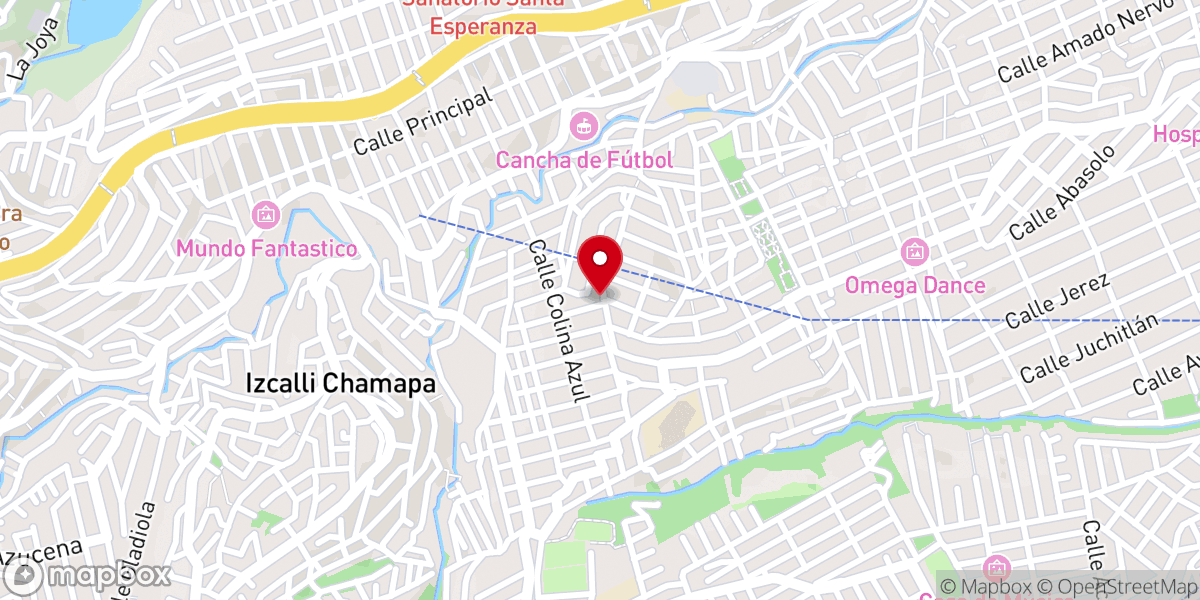 Map showing location of Ntra. Sra. de San Juan de los Lagos