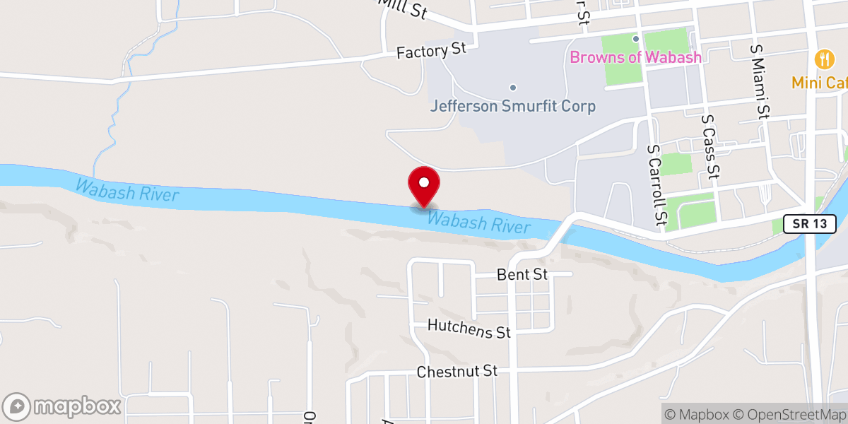 Map showing location of Abundant Life Tabernacle of Wabash Inc