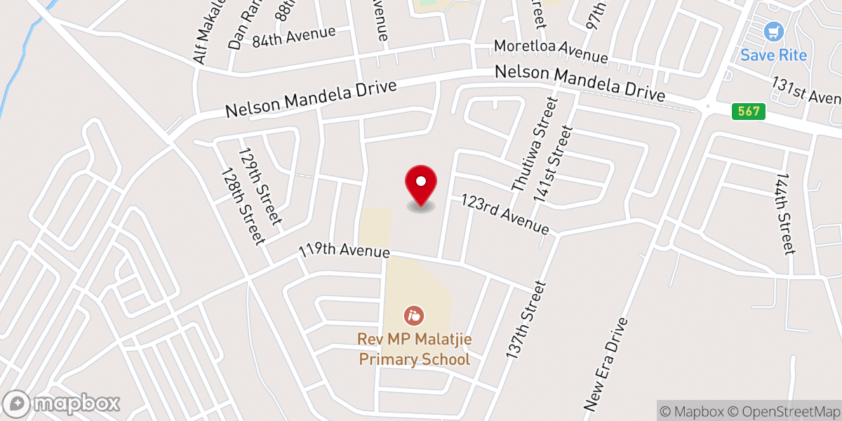 Map showing location of ST. JOHN'S APOSTOLIC FAITH MISSION (CAPRICORN)