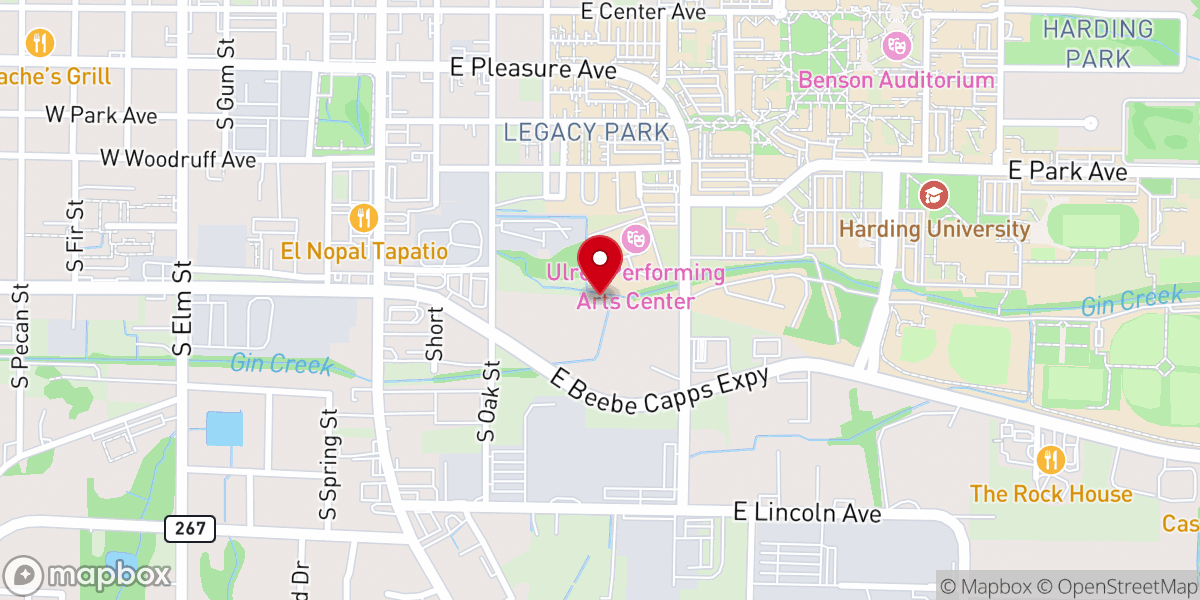 Map showing location of Veterans Outreach Ministries