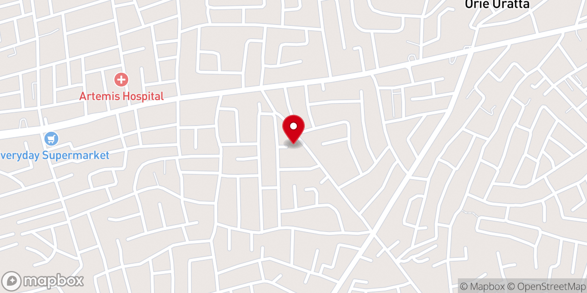 Map showing location of Believers Pentecostal Mission