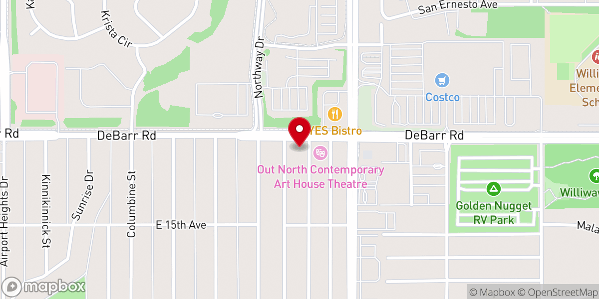 Map showing location of Agape Mission Church
