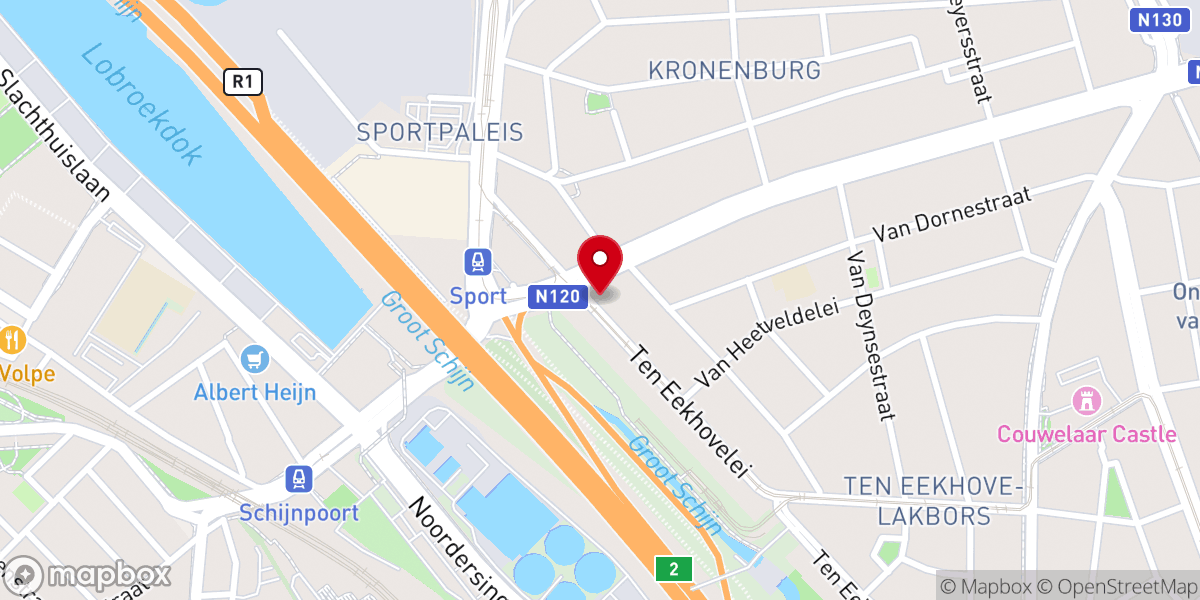 Map showing location of New Jerusalem Church Belgium