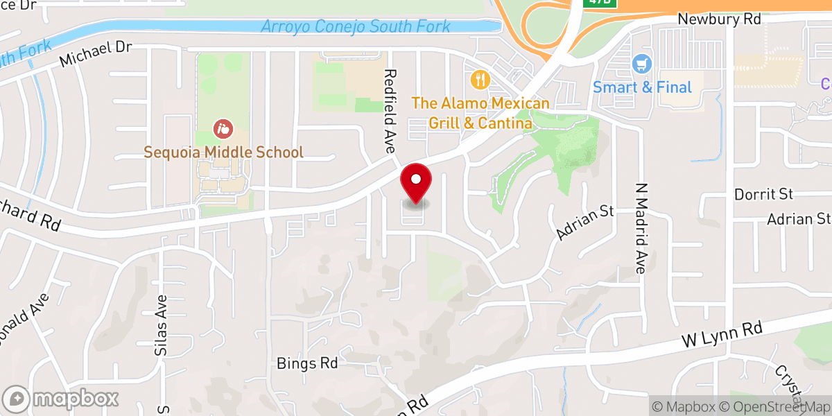 Map showing location of King of Glory Preschool