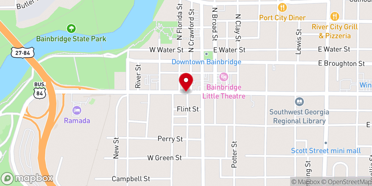 Map showing location of Church Antioch MB