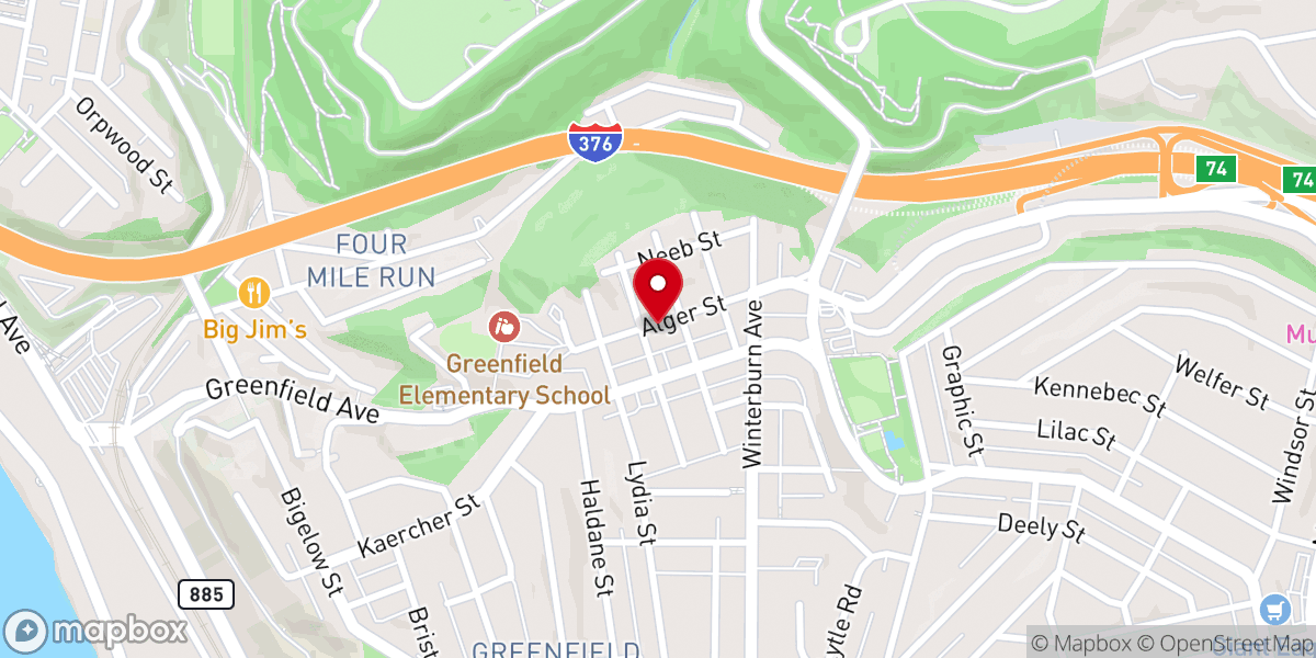 Map showing location of The Church At Mon River