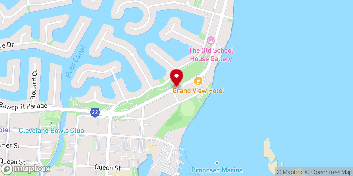 Map showing location of The Anglican Parish of Cleveland