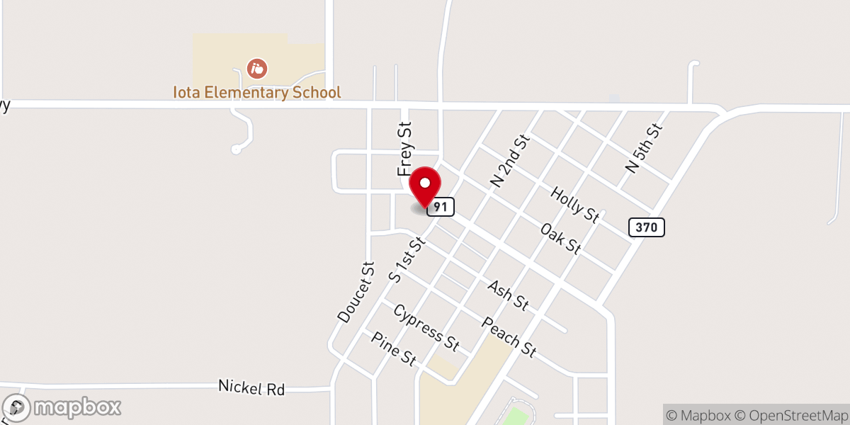 Map showing location of Iota