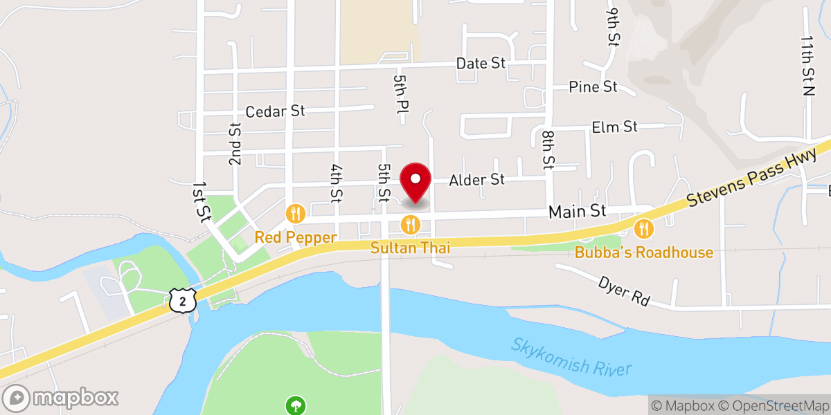 Map showing location of The Lighthouse Baptist Church of Sultan
