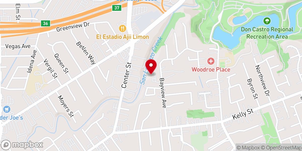 Map showing location of Starr King Unitarian Universalist Church