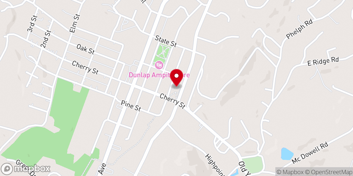 Map showing location of Sequatchie County Courthouse