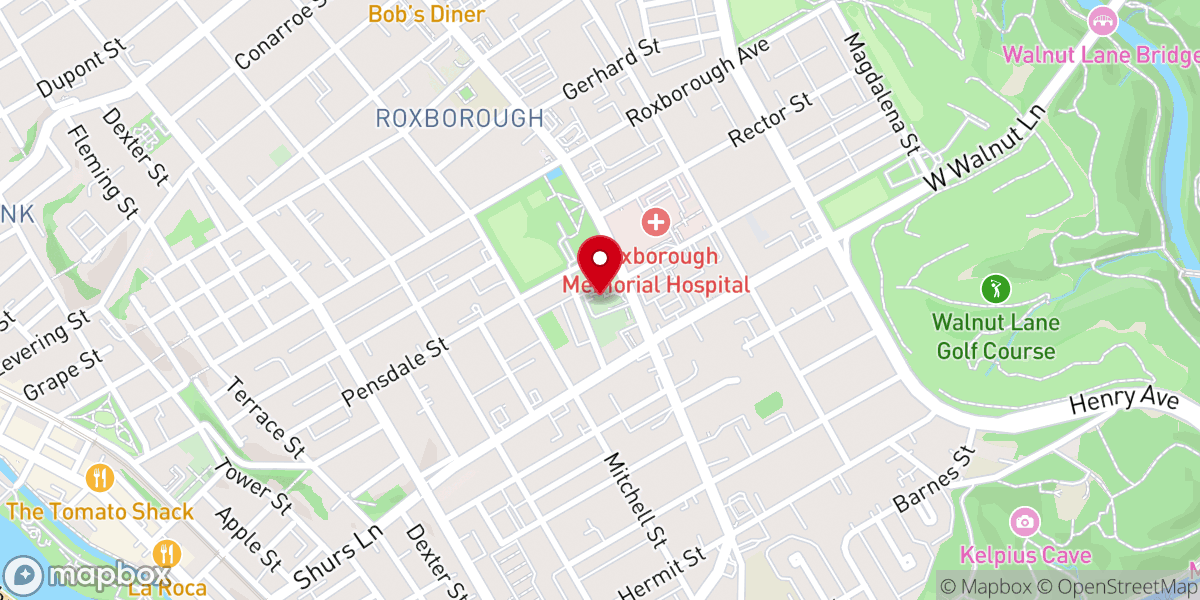 Map showing location of St. Timothy's Episcopal Church