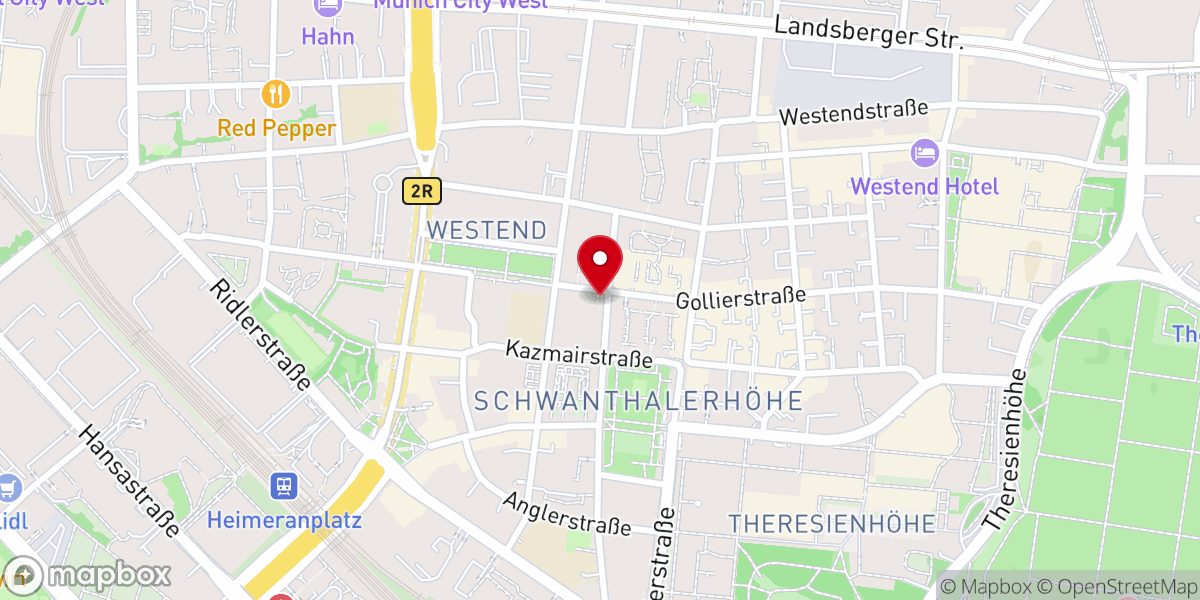 Map showing location of Auferstehungskirche