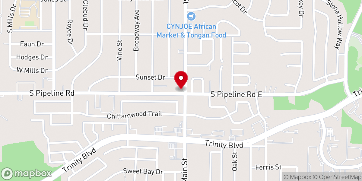 Map showing location of Tongan First Global Methodist Church