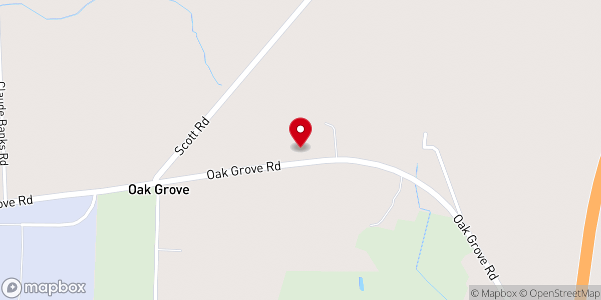 Map showing location of New Zion Missionary Baptist Church
