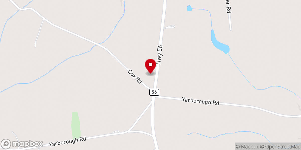 Map showing location of Mt Zion Cme Church