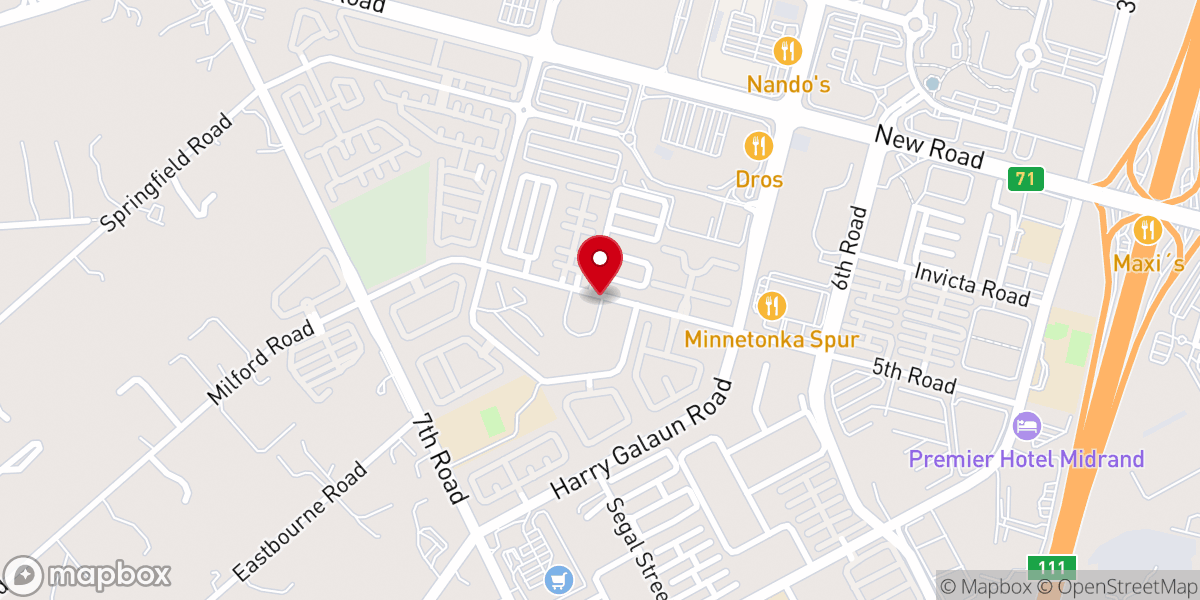 Map showing location of St Monnica's Anglican Church