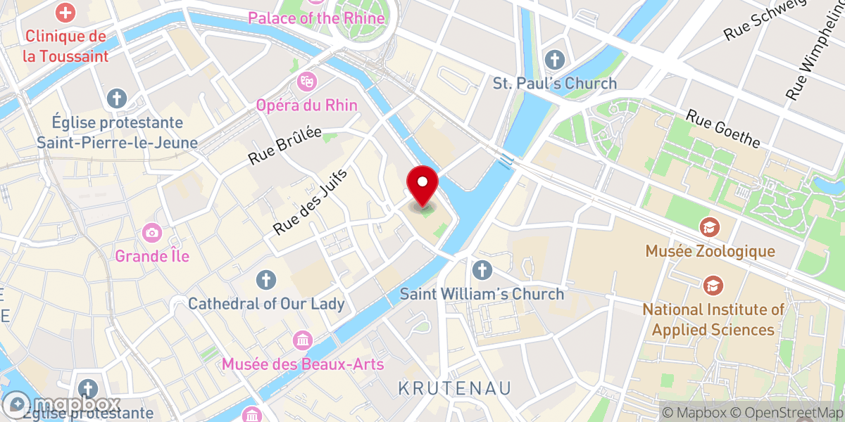 Map showing location of Église Saint-Étienne