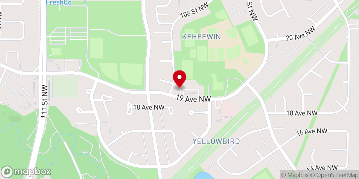 Map showing location of Evergreens