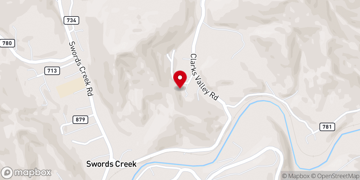 Map showing location of First Clark's valley Church of Jesus Christ