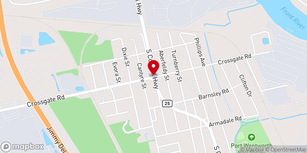 Map showing location of Finding Real Freedom Ministries