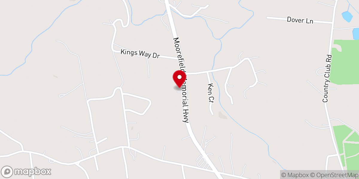 Map showing location of Nehemiah Baptist Church