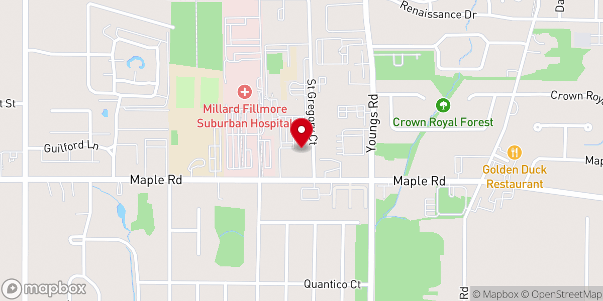 Map showing location of St. Gregory the Great Catholic Store