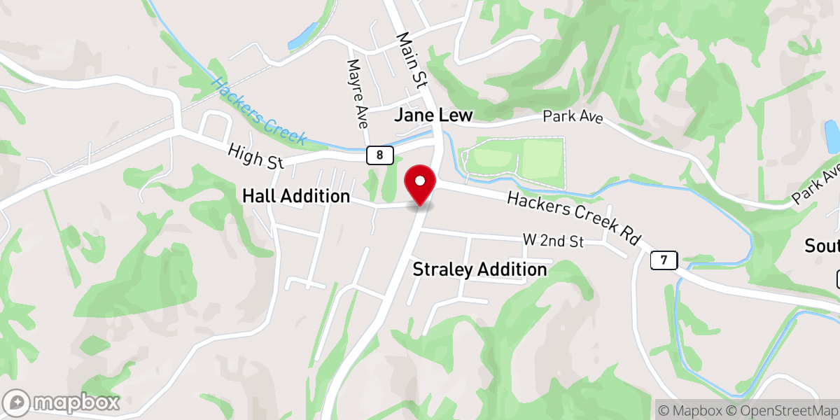 Map showing location of Valley Chapel Used Auto Sales