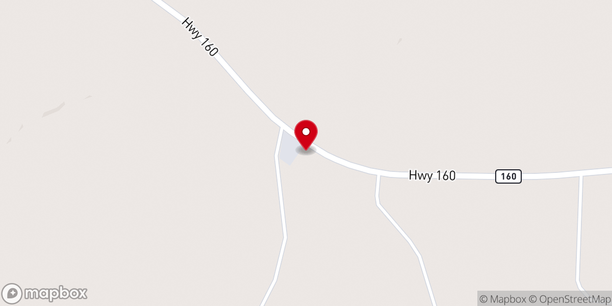 Map showing location of Elizabeth Baptist Church