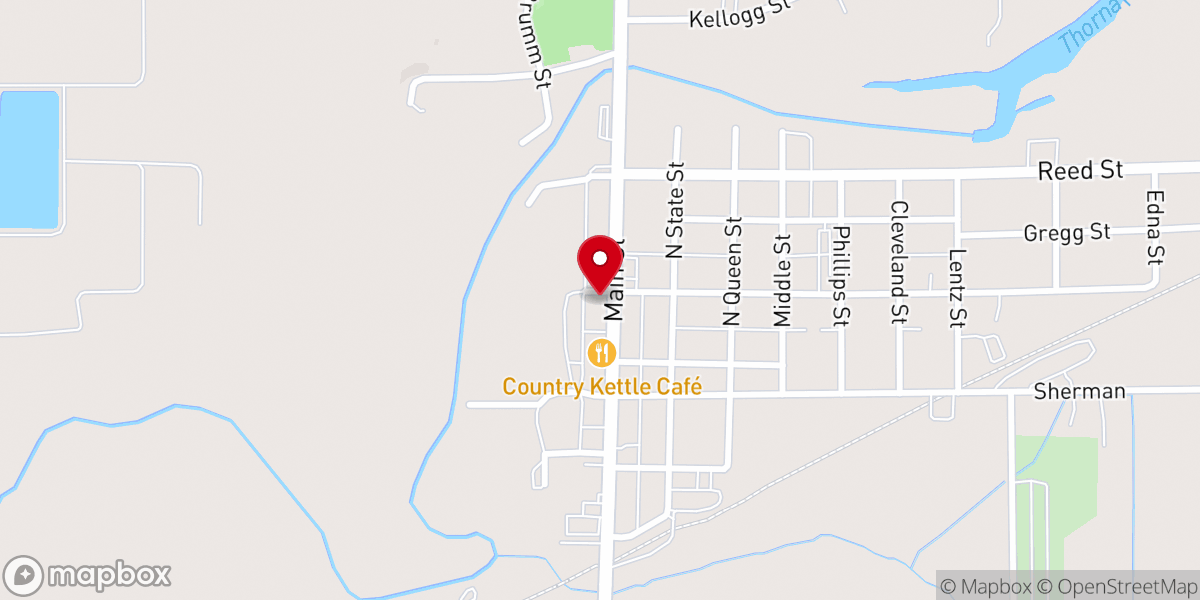 Map showing location of Maple Valley Community Center