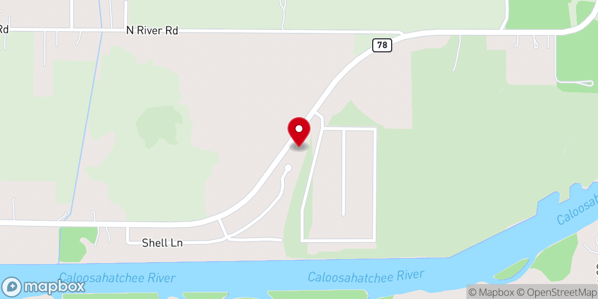 Map showing location of Labelle Revival Center