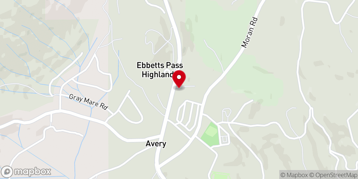 Map showing location of Saint Claires Episcopal Church