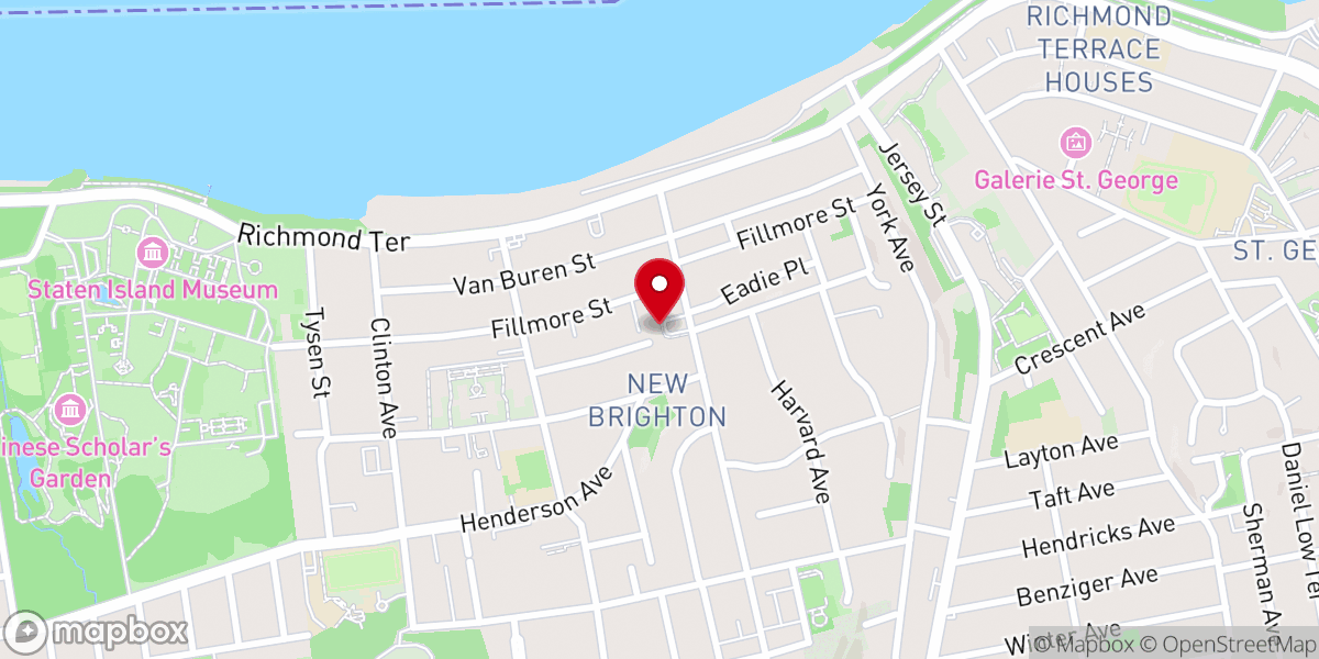 Map showing location of Christ Episcopal Church