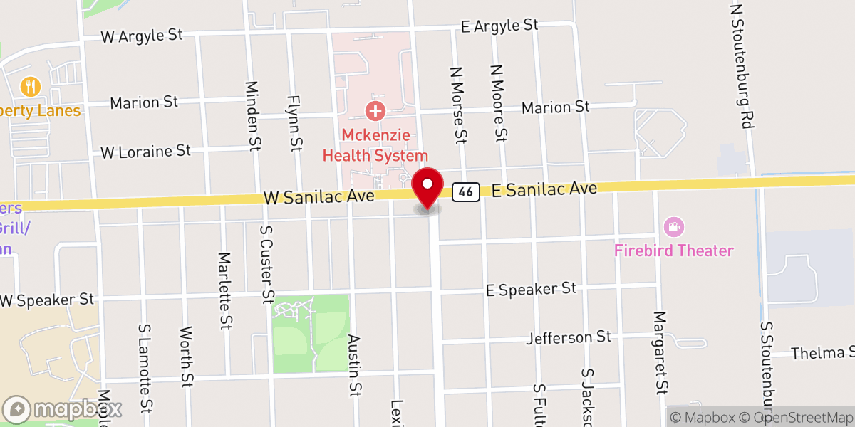 Map showing location of The Well- A Place of Common Grounds