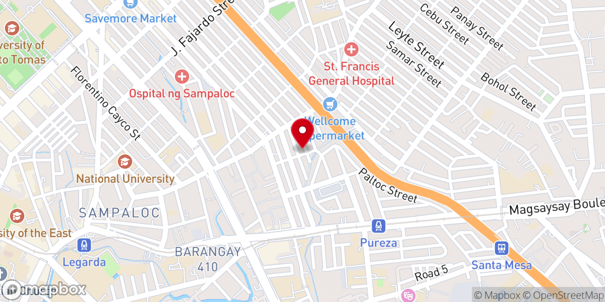 Map showing location of St. Mark United Church