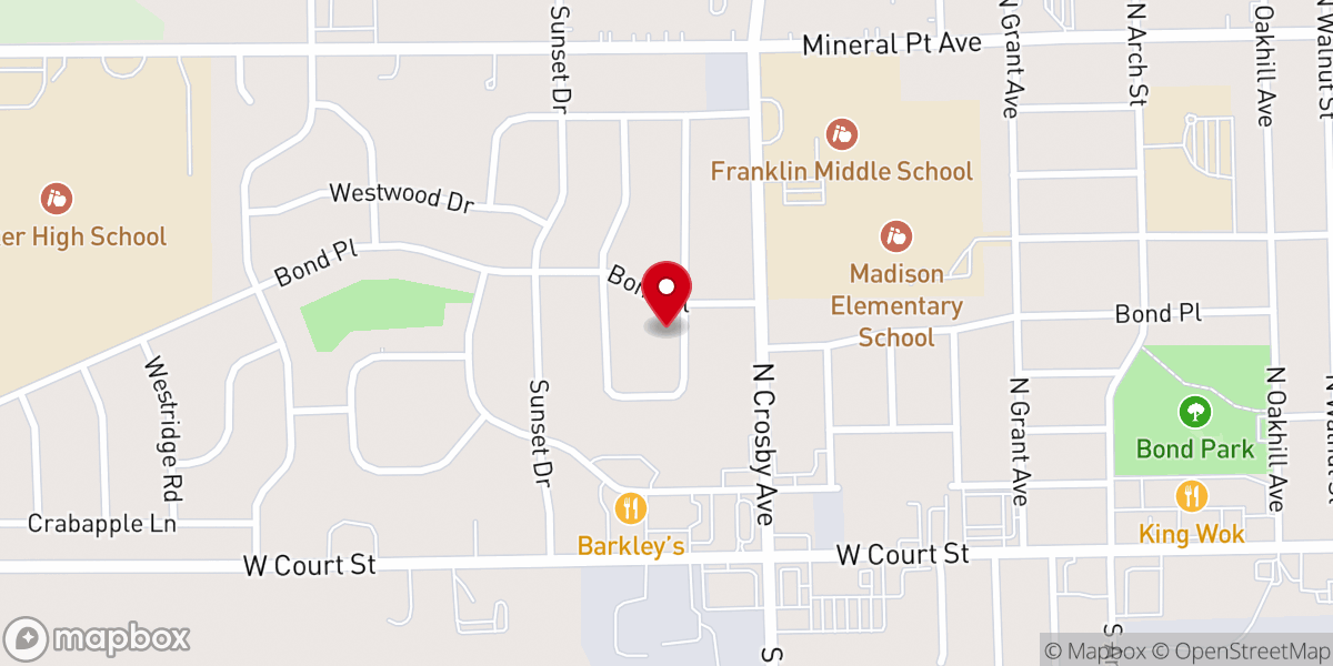 Map showing location of Resonate Church