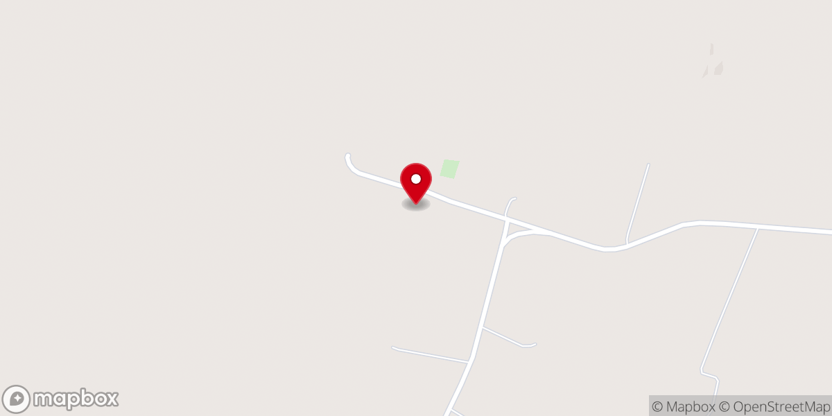 Map showing location of Clear Fork Baptist Church