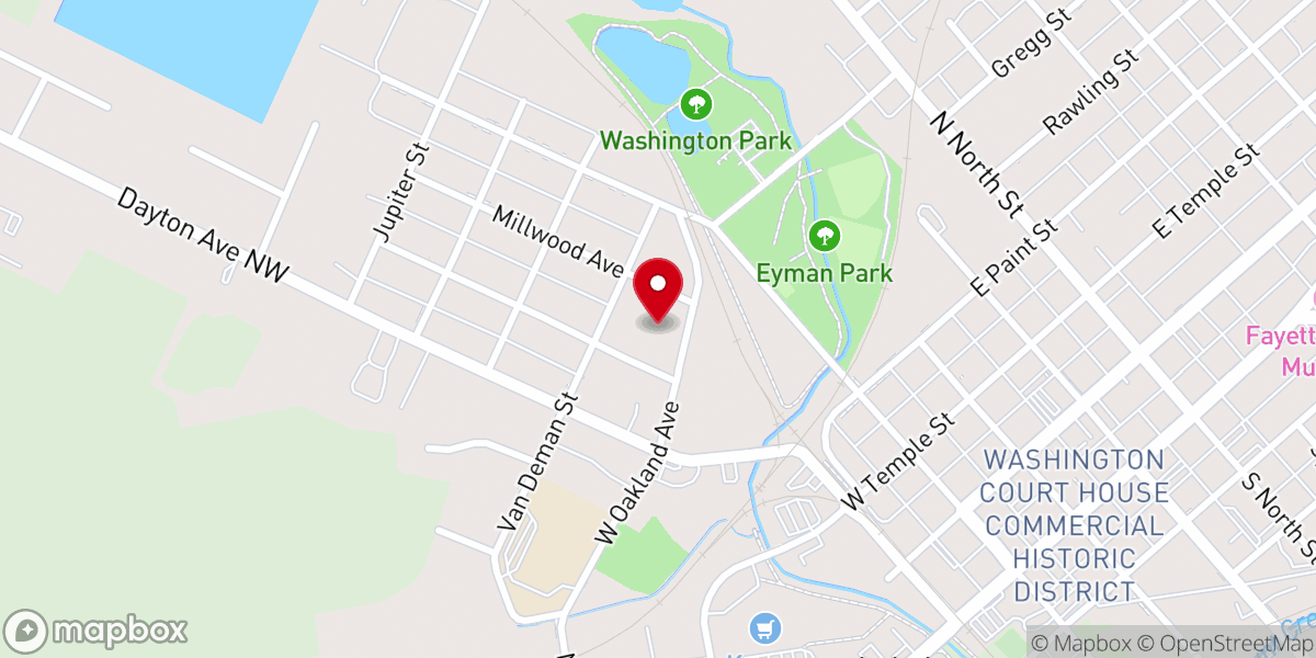 Map showing location of Second Chance Center of Hope