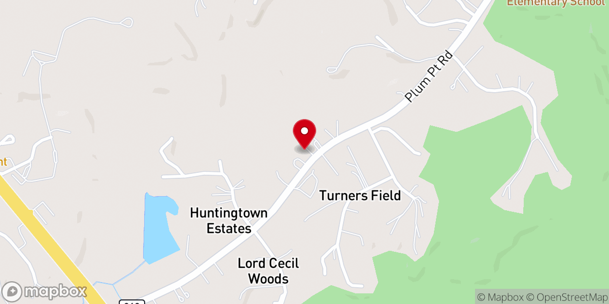 Map showing location of Church of God Christian Bible