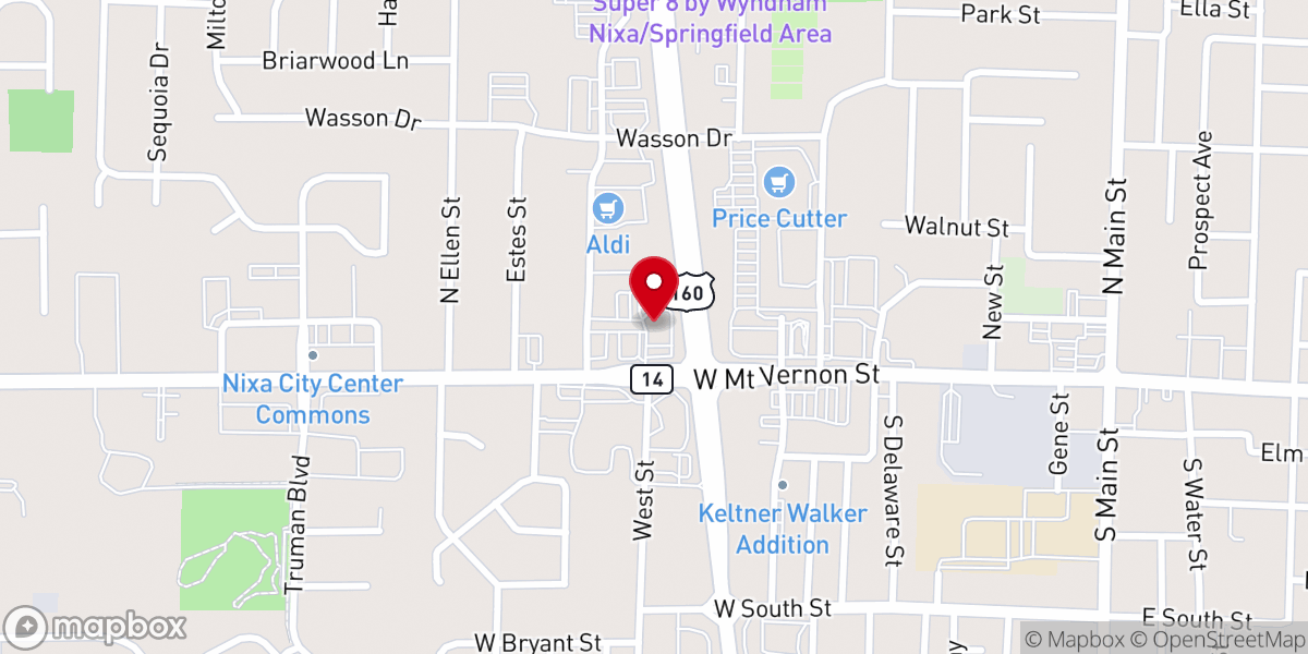 Map showing location of UPS Access Point location