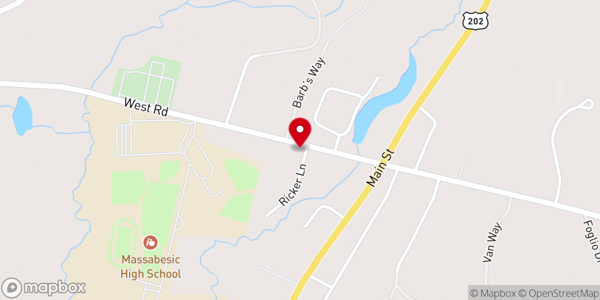 Map showing location of 38 West Pub & Grille