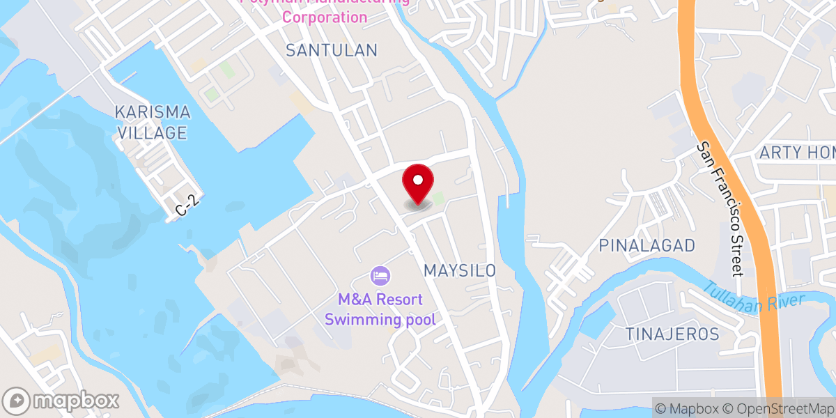Map showing location of Immaculate Heart of Mary Parish Church - Maysilo, Malabon City (Diocese of Kalookan)