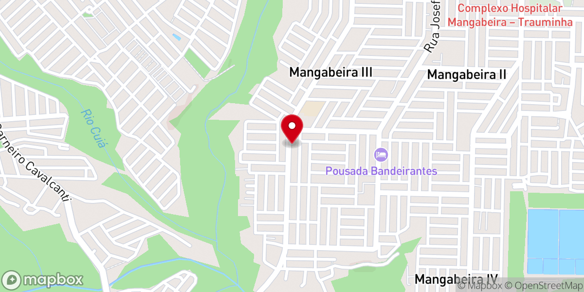 Map showing location of Igreja Missão Evangélica Pentecostal do Brasil - MEPB Mangabeira II