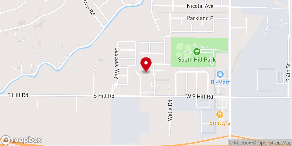 Map showing location of Catholic Charities - Sunnyside