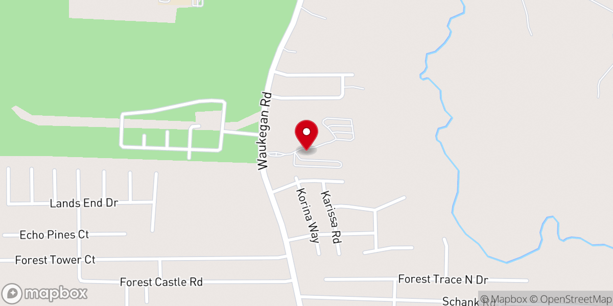 Map showing location of All Events Officiant