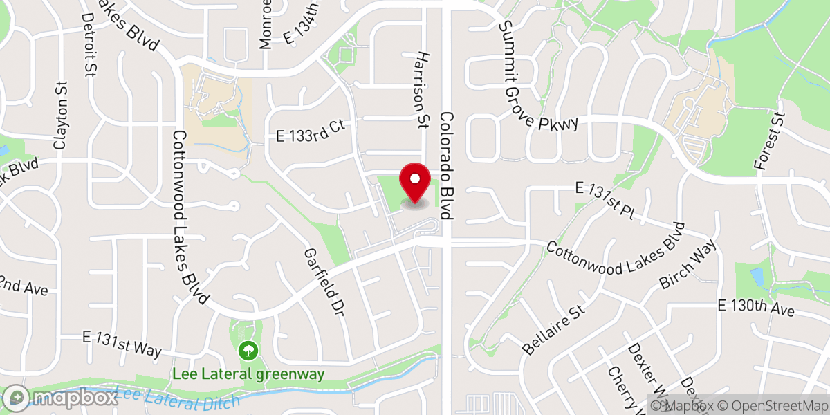 Map showing location of Saint John Paul II Catholic Church