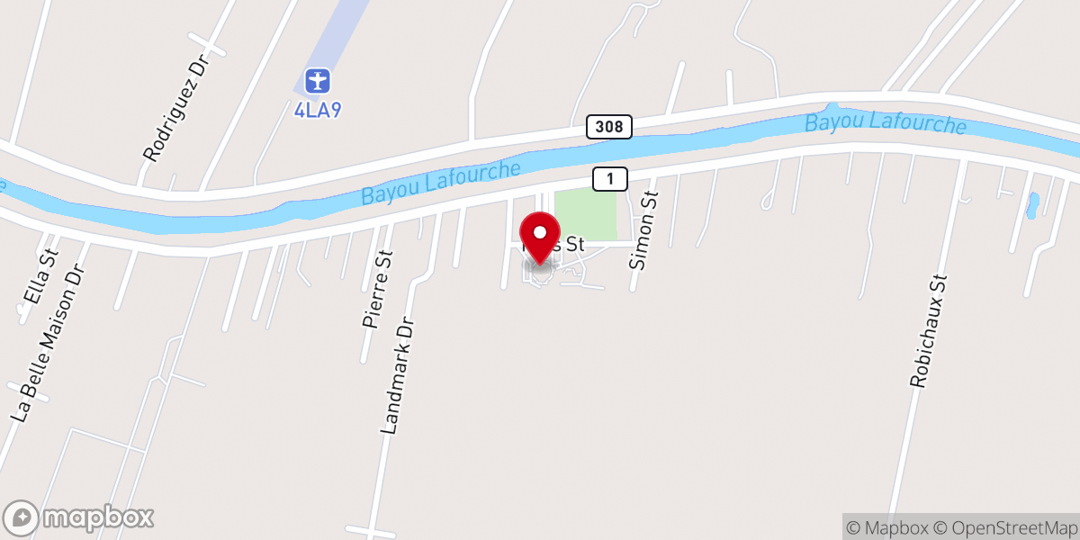 Map showing location of Saint Mary's Nativity Catholic Church