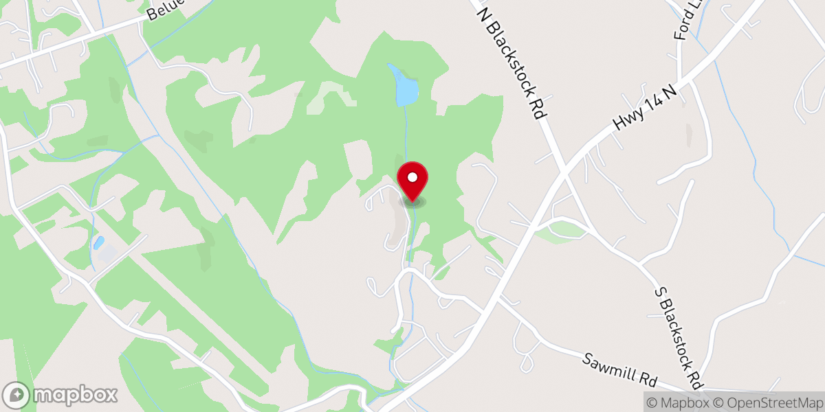 Map showing location of Glassy Mountain Chapel Committee