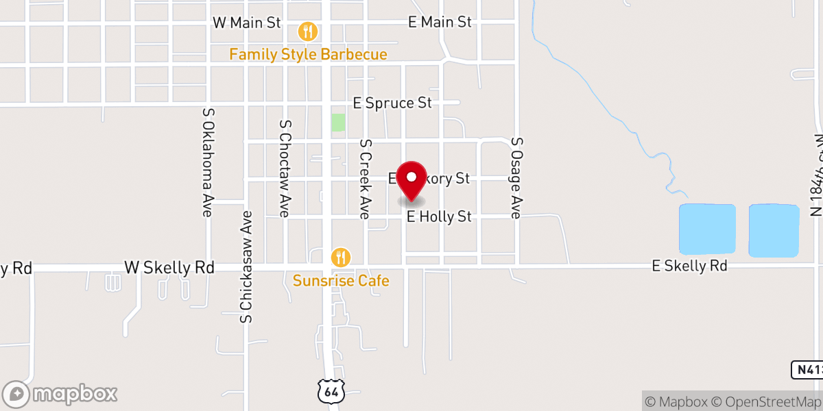 Map showing location of Voice of Hope Training Center