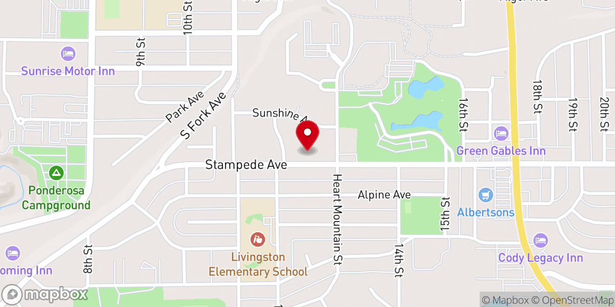 Map showing location of Christ the King Lutheran Preschool